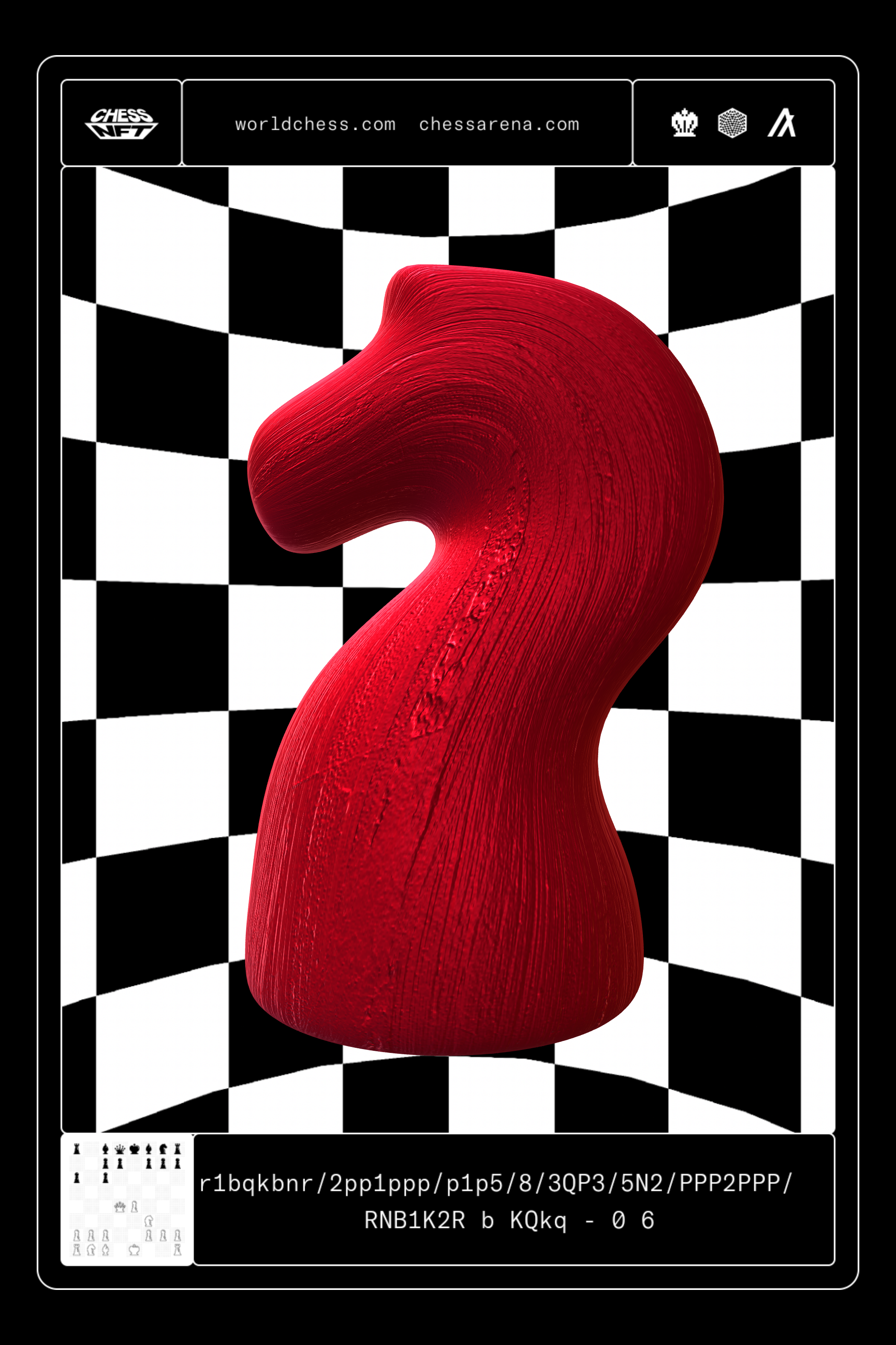 World Chess FEN NFT 166 @arc3 NFT on Algorand