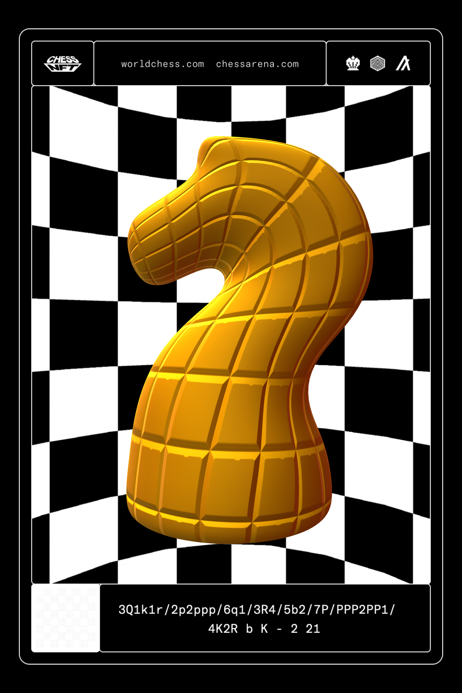 World Chess FEN NFT 613 @arc3 NFT on Algorand