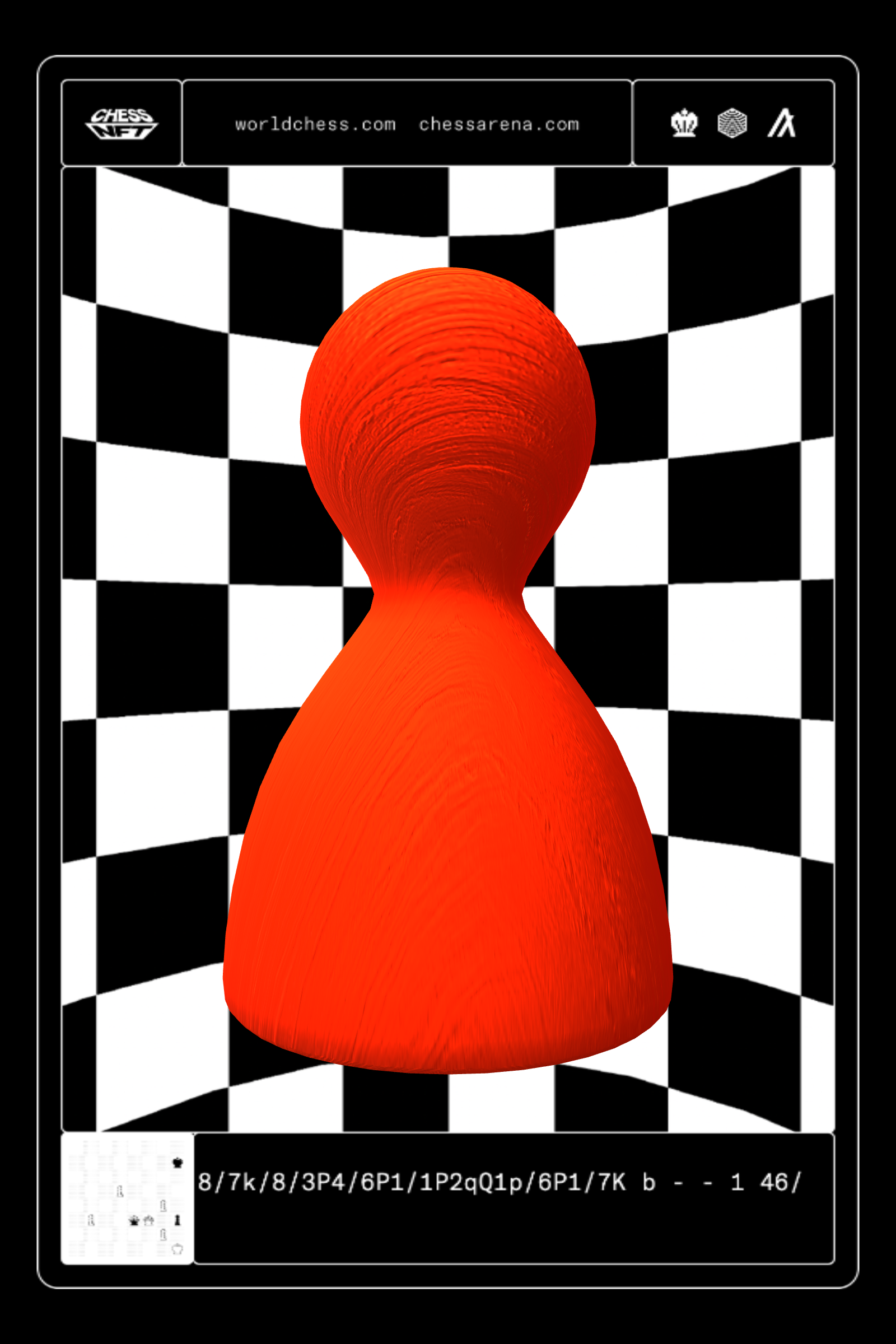 World Chess FEN NFT 314 @arc3 icon